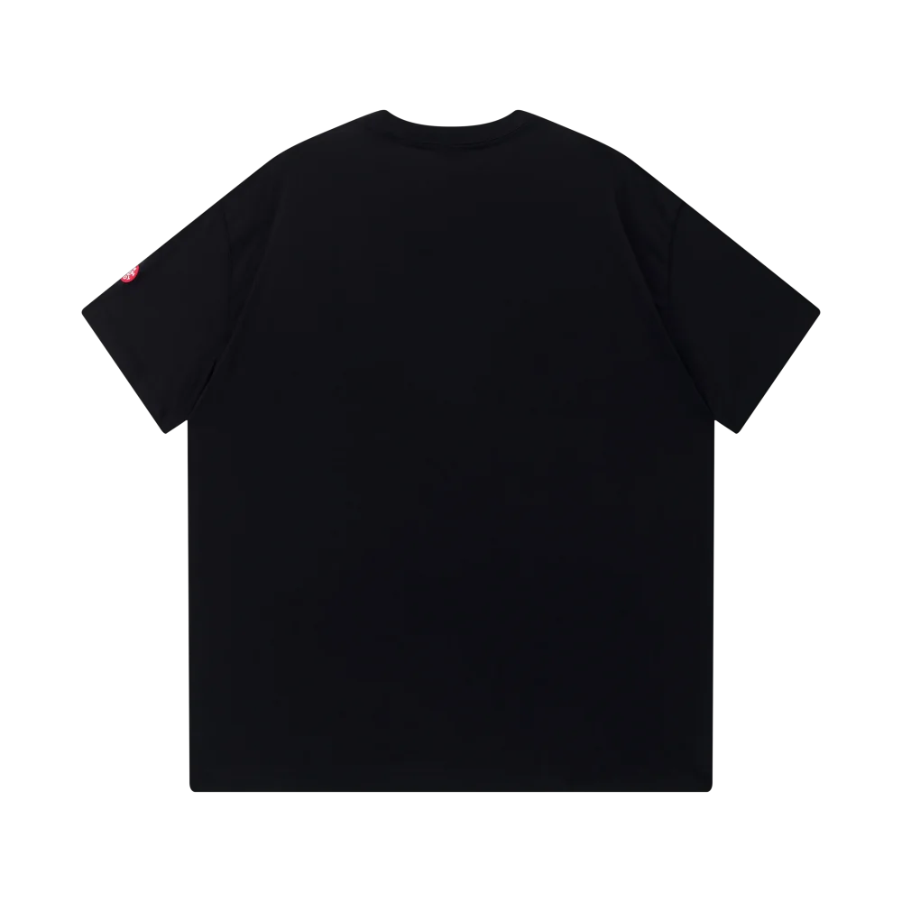 Fashion Oversized Cotton Tee Streetwear Vintage Beaded Letter Printing Short Sleeve Crewneck Loose Fit Men's T-Shirts