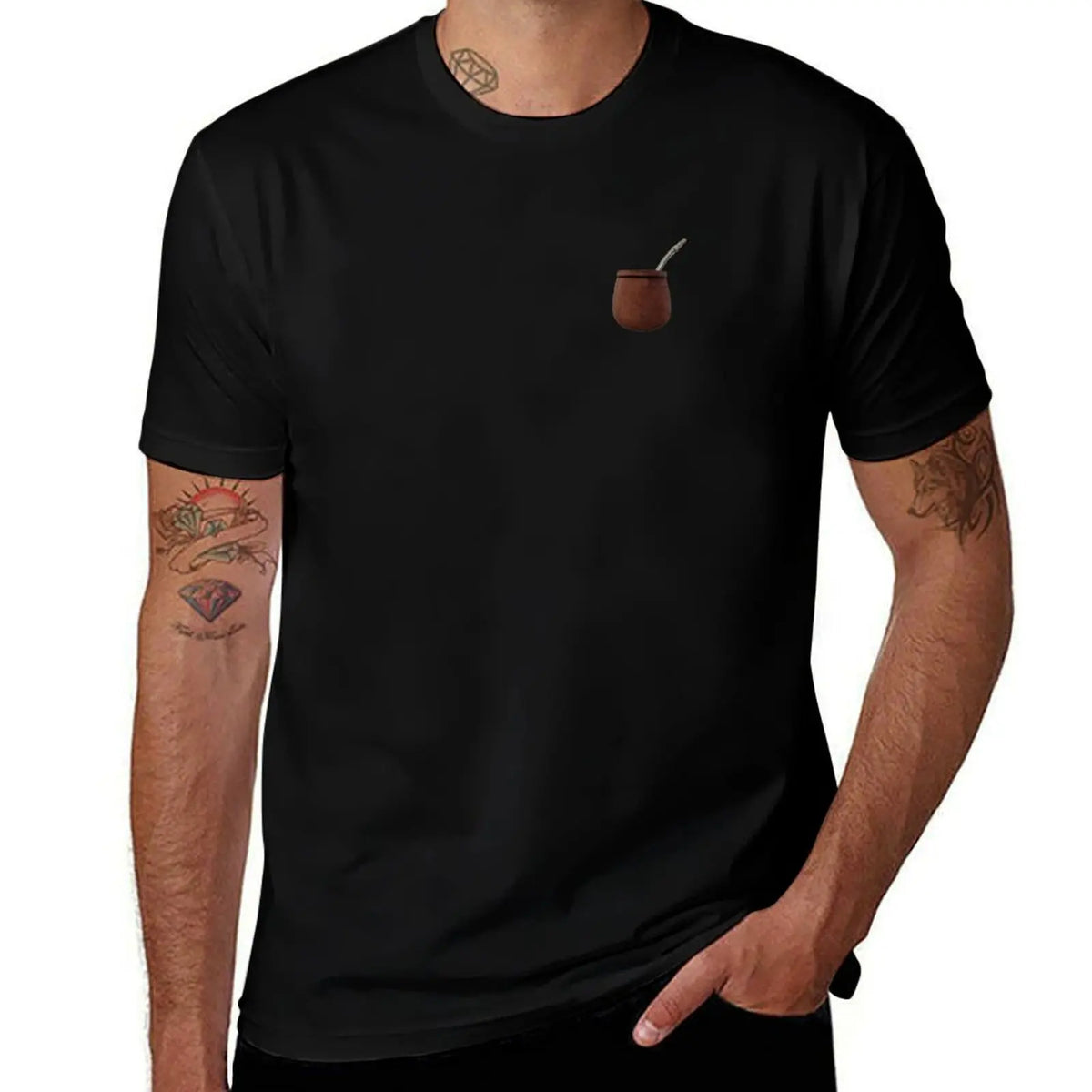 Yerba Mate T-Shirt t shirt for man t shirt men 100% cotton luxury brand man t shirt graphic T-Shirt