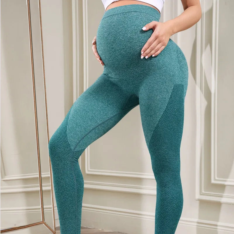 Women's Maternity Leggings Over The Belly Pregnancy Activewear Workout Yoga Pants
