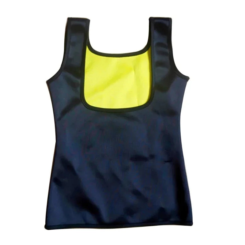 Women Training T-shirts Sauna Sports Tops Fitness Clothes Slimming Body Sculpting Vest Weight Loss Sportswear Workout Activewear