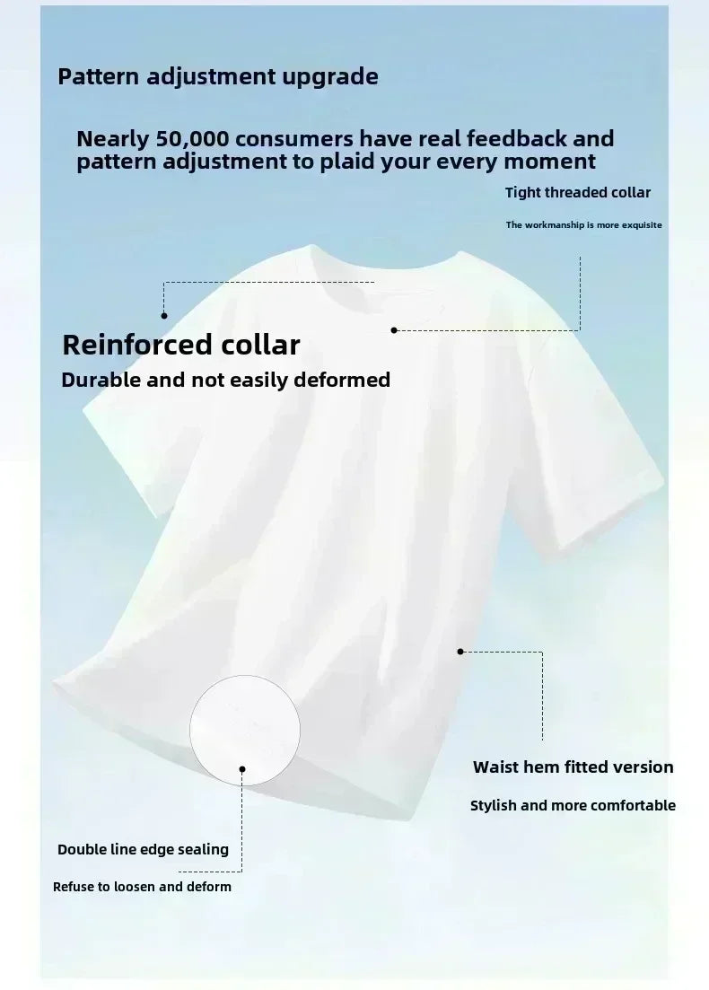 Women's Oversized T-shirt Russian Style Art Letter Summer Casual Y2K Street Minimalist Loose Fit 100% Pure Cotton Top