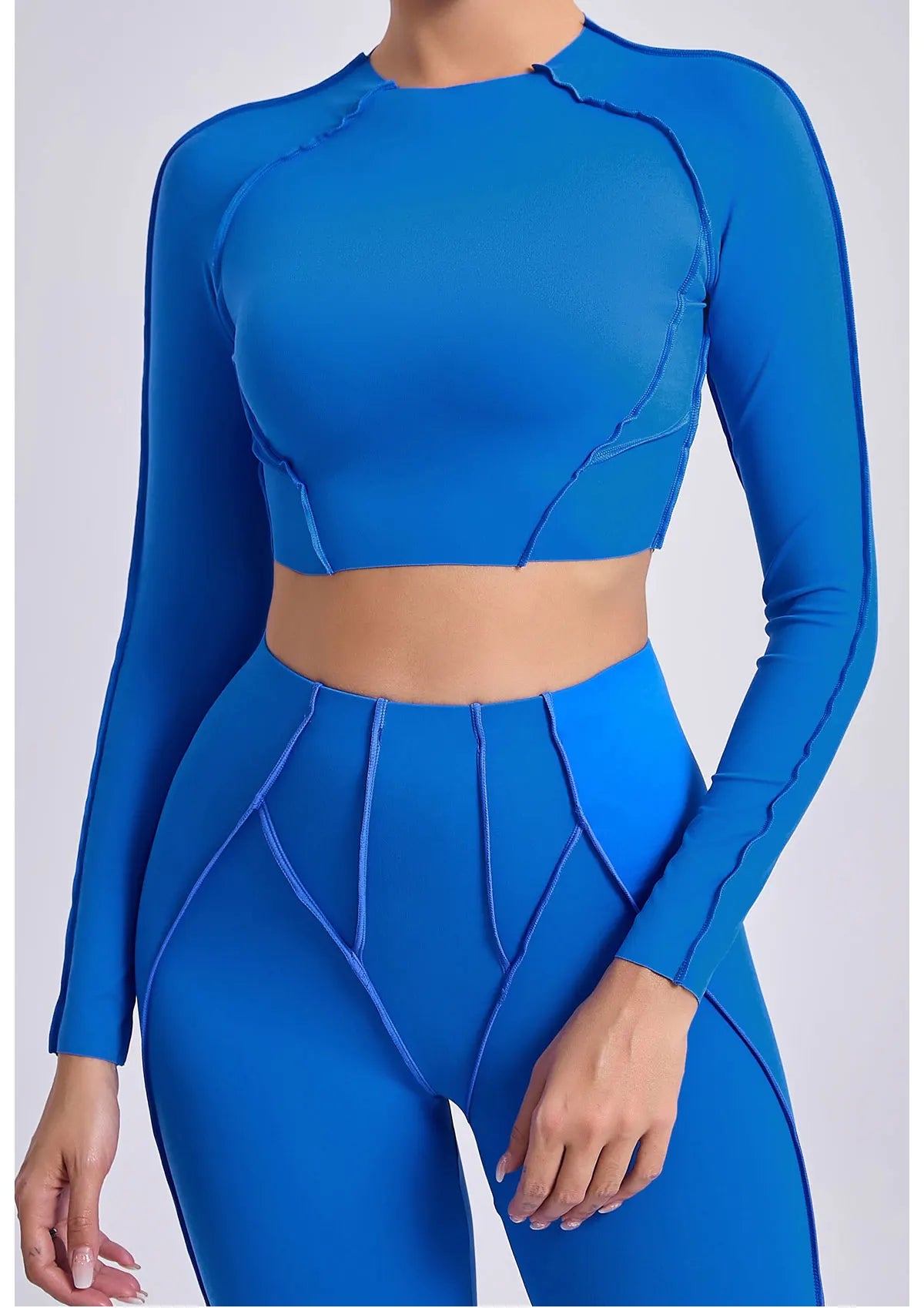 Women Long Sleeve Workout Top Gym T-shirt Pilates Clothes Active Wear Sports Shirt Elastic Fitness Yoga Clothing Running Shirts