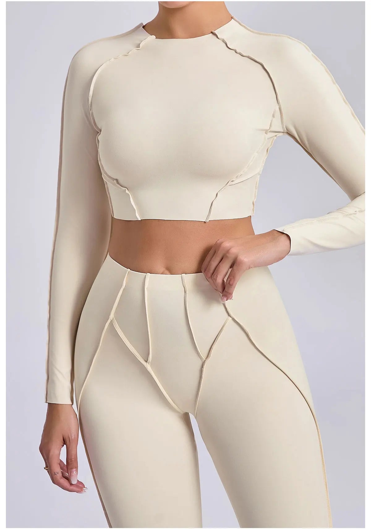 Women Long Sleeve Workout Top Gym T-shirt Pilates Clothes Active Wear Sports Shirt Elastic Fitness Yoga Clothing Running Shirts