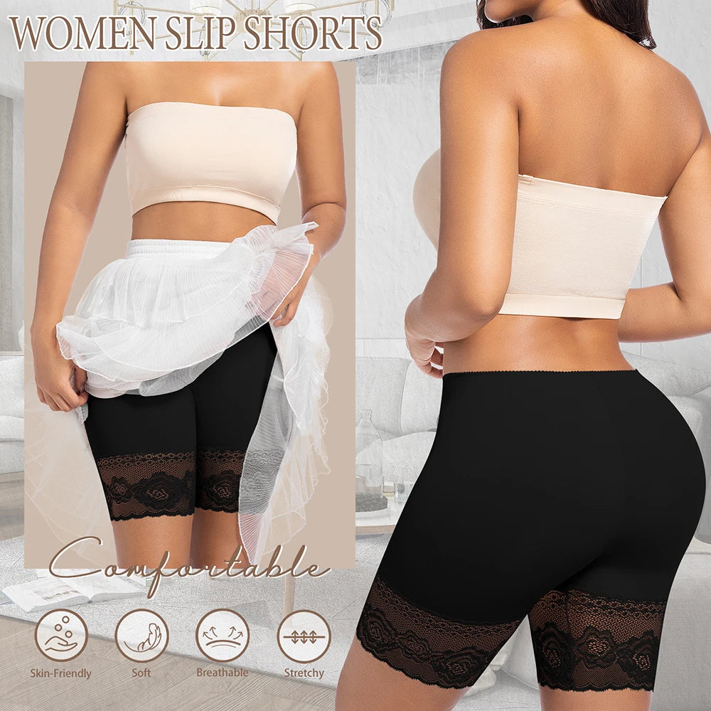 Underwear for Women Shorts Under the Skirt Safety Pants Anti Chafing Thigh High Rise Boxer Panties Anti Friction Sexy Short Pant