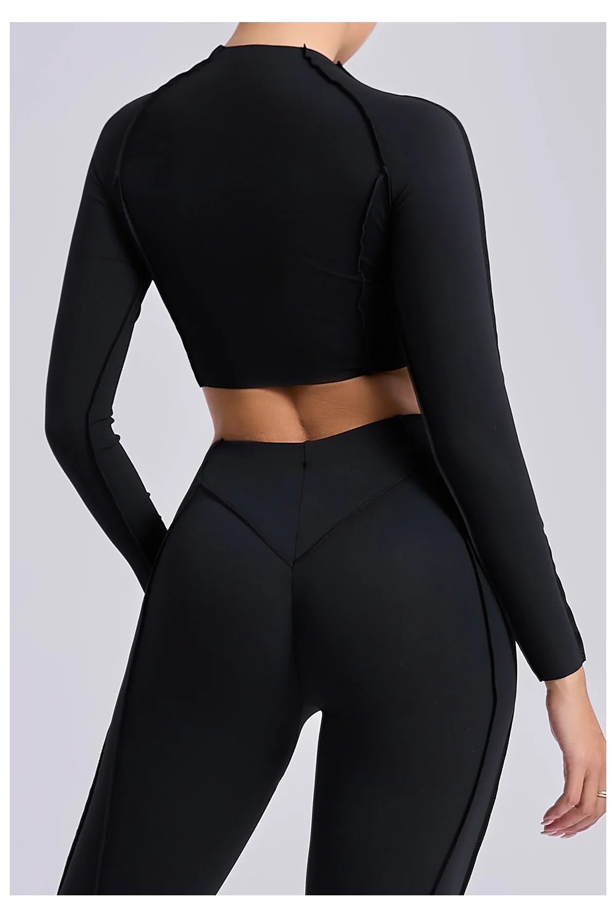Women Long Sleeve Workout Top Gym T-shirt Pilates Clothes Active Wear Sports Shirt Elastic Fitness Yoga Clothing Running Shirts