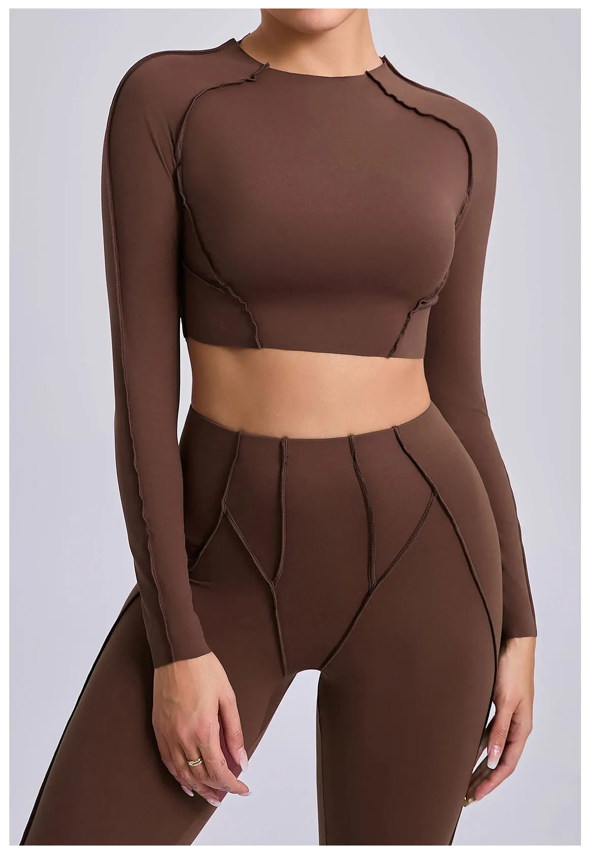 Women Long Sleeve Workout Top Gym T-shirt Pilates Clothes Active Wear Sports Shirt Elastic Fitness Yoga Clothing Running Shirts