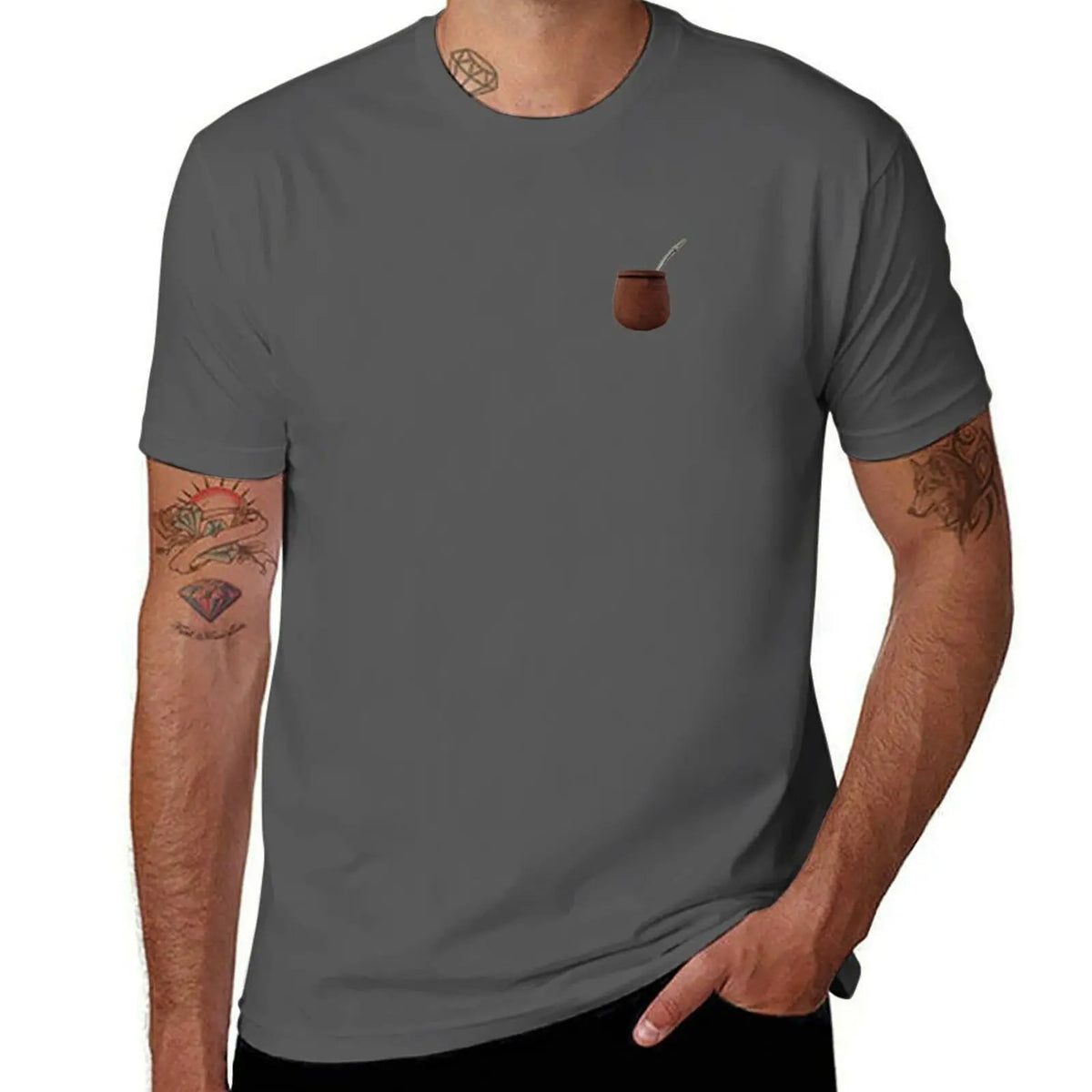 Yerba Mate T-Shirt t shirt for man t shirt men 100% cotton luxury brand man t shirt graphic T-Shirt
