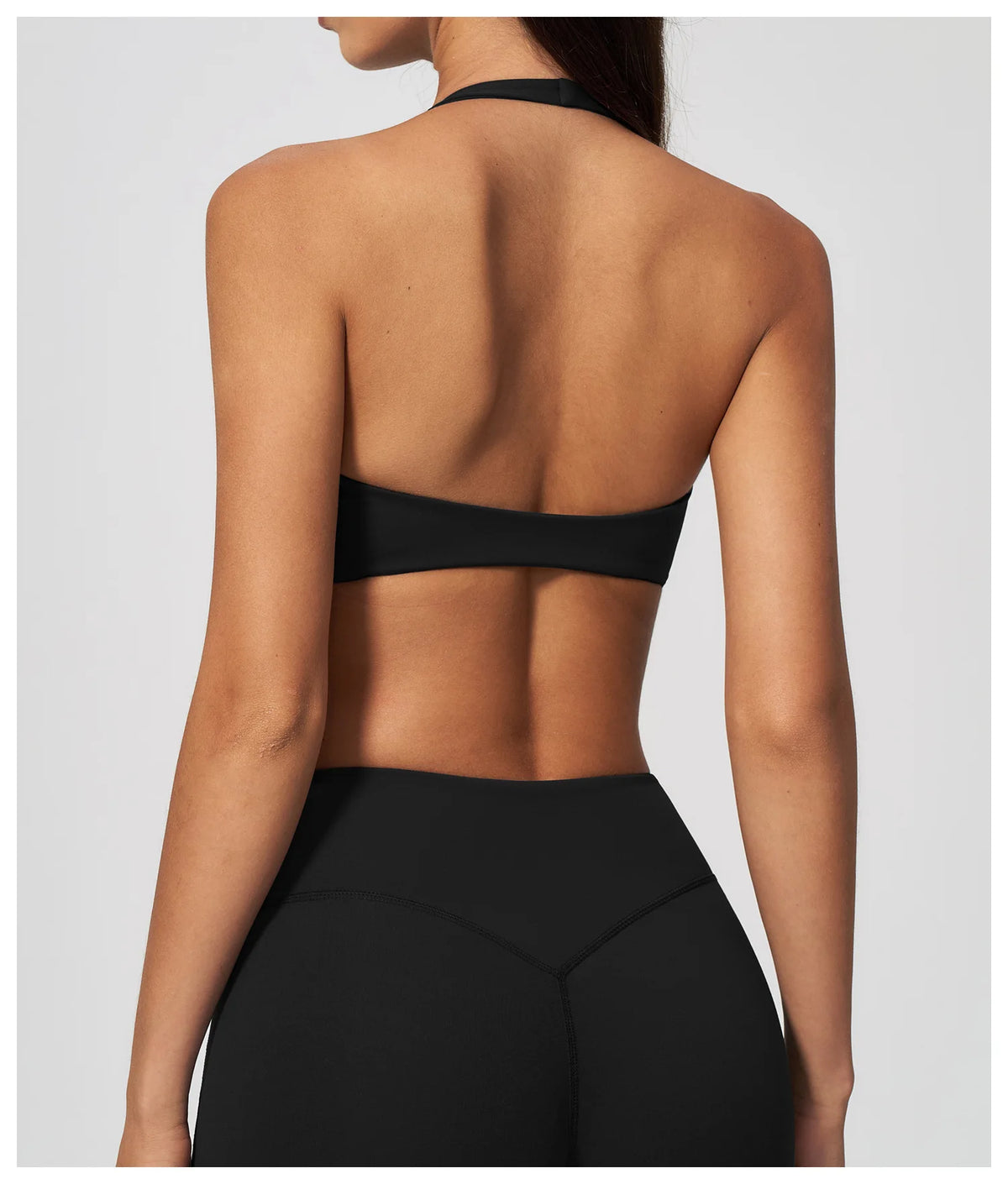 Sports Underwear Women Halter V Neck Sports Bra Yoga Workout Top Athletic Cami Fitness Running Workout Gym Support Active Vest