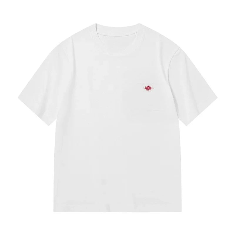 Men's and women's  fashion brand printed T-shirt simple short sleeved fashion versatile for both men and women