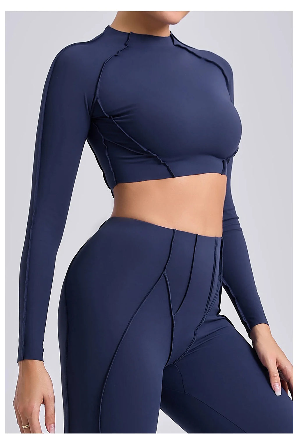 Women Long Sleeve Workout Top Gym T-shirt Pilates Clothes Active Wear Sports Shirt Elastic Fitness Yoga Clothing Running Shirts