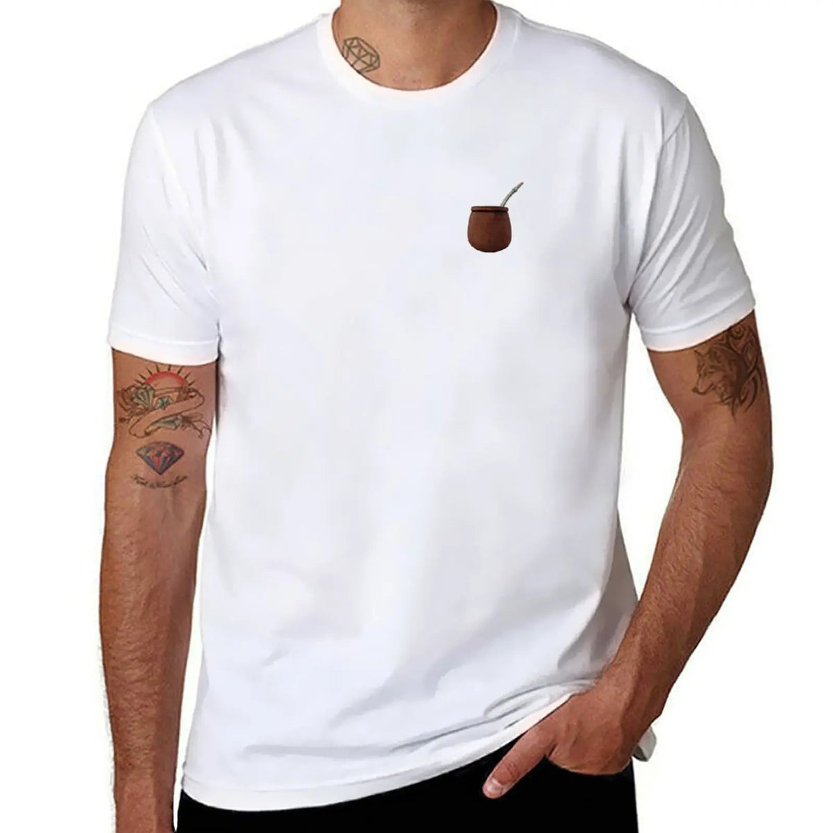 Yerba Mate T-Shirt t shirt for man t shirt men 100% cotton luxury brand man t shirt graphic T-Shirt