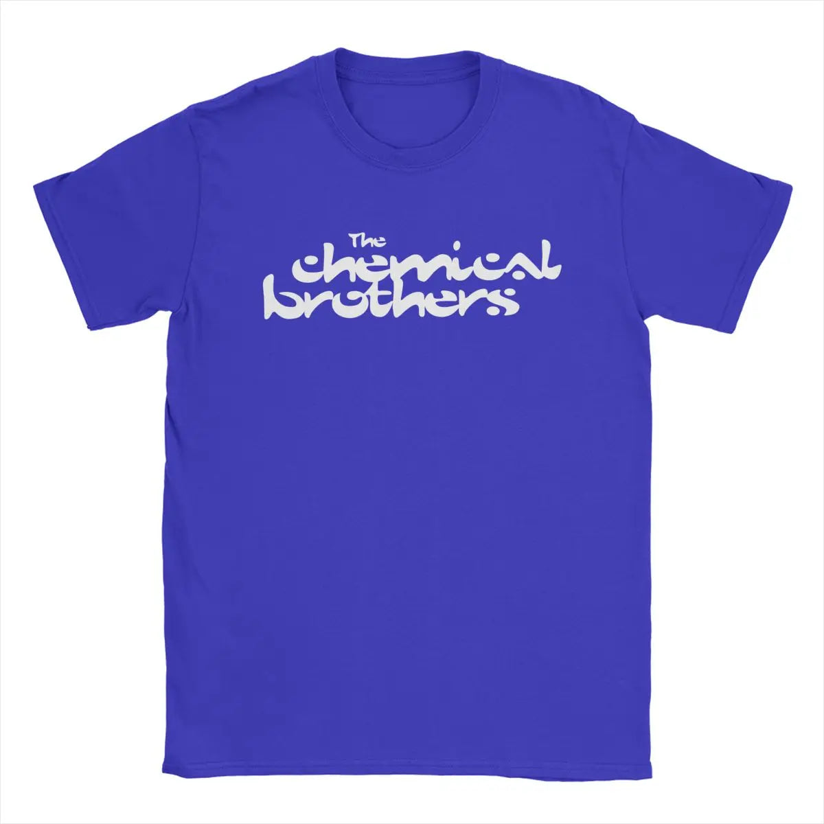 Men's The Chemical Brothers T Shirts Pure Cotton Tops Funny Short Sleeve Round Neck Tee Shirt Graphic T-Shirts