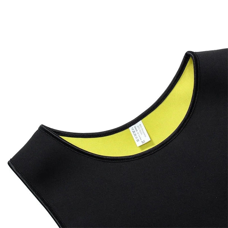 Women Training T-shirts Sauna Sports Tops Fitness Clothes Slimming Body Sculpting Vest Weight Loss Sportswear Workout Activewear