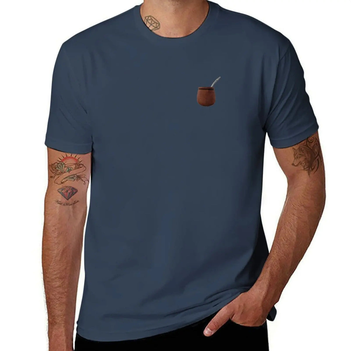 Yerba Mate T-Shirt t shirt for man t shirt men 100% cotton luxury brand man t shirt graphic T-Shirt