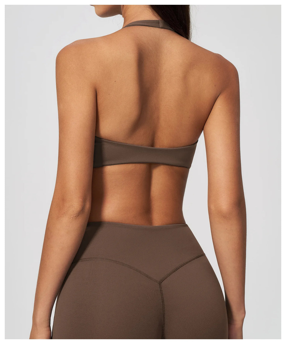 Sports Underwear Women Halter V Neck Sports Bra Yoga Workout Top Athletic Cami Fitness Running Workout Gym Support Active Vest