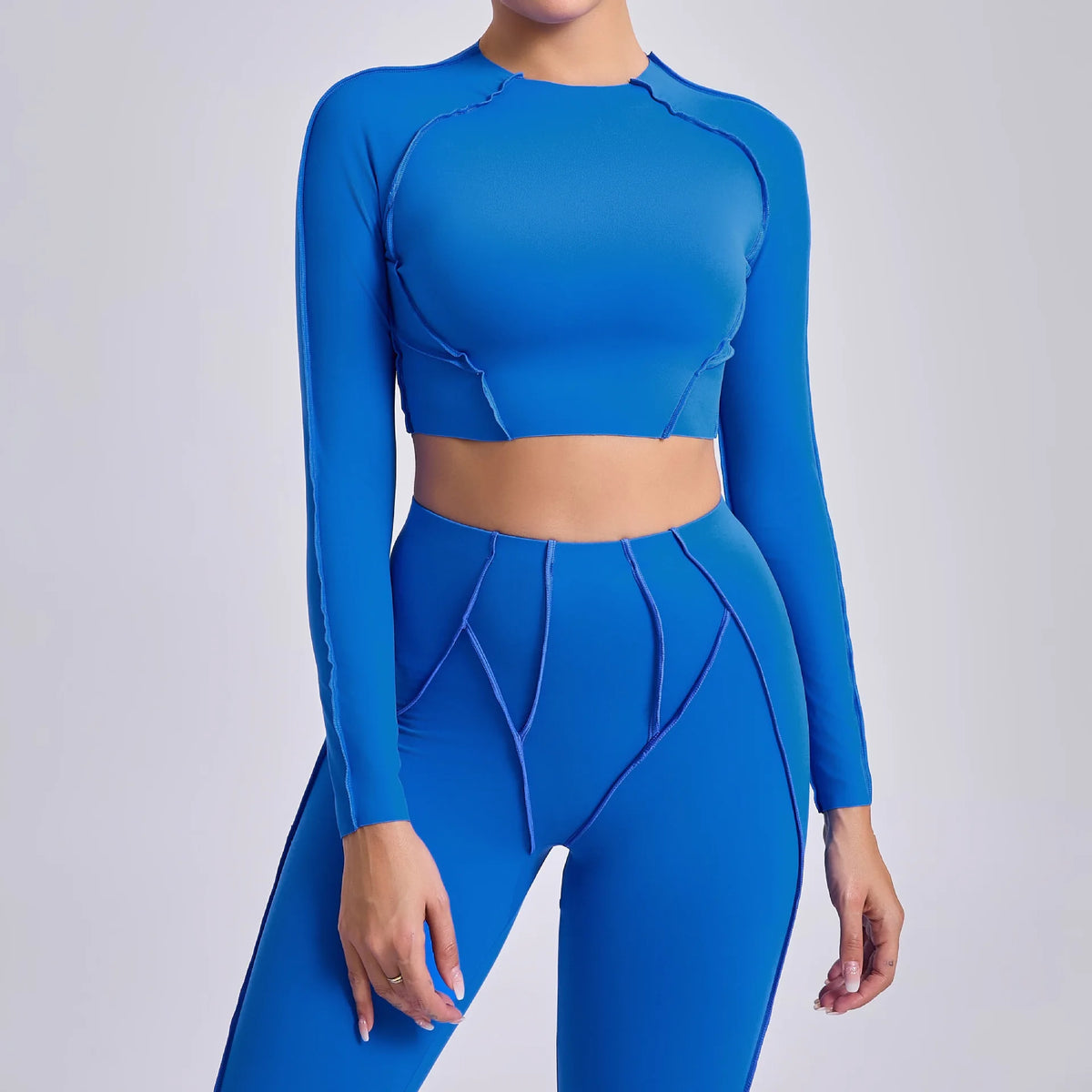 Women Long Sleeve Workout Top Gym T-shirt Pilates Clothes Active Wear Sports Shirt Elastic Fitness Yoga Clothing Running Shirts