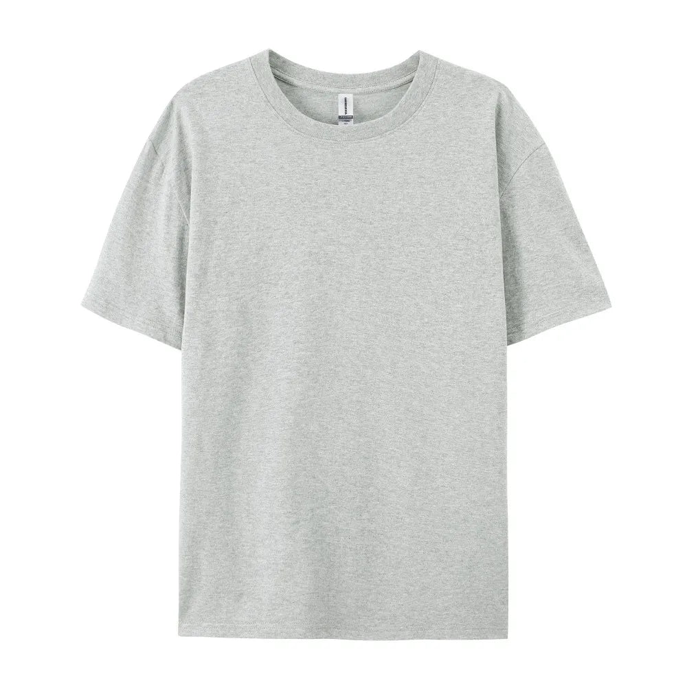 Oversized Solid T-shirts Womens Cotton Tees Summer Basic Breathable O-Neck Short Sleeve Tops Casual Comfortable Womans Clothes