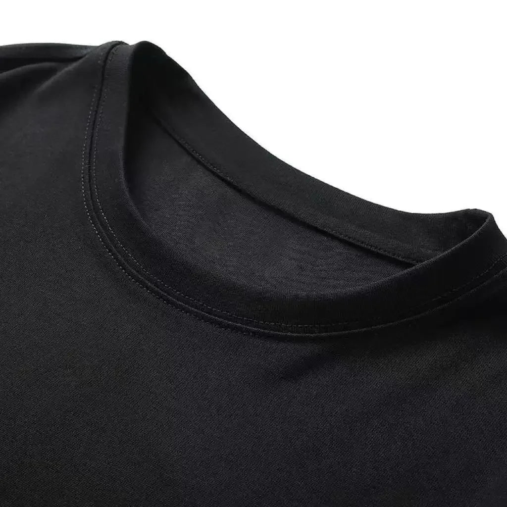 Men's and women's  fashion brand printed T-shirt simple short sleeved fashion versatile for both men and women