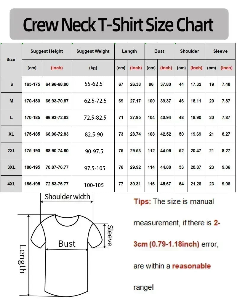 2026 Cotton Printed T-shirt  Women  Men Summer Soft and Comfortable Round-neck Casual Daily Basic Pattern T-shirt