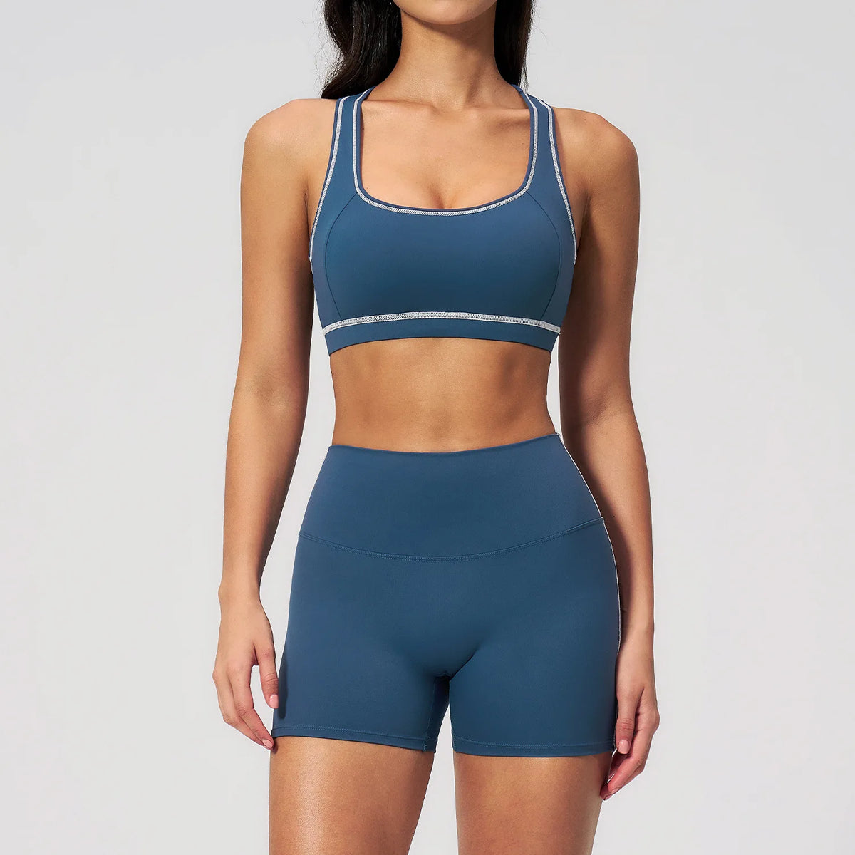 Yoga Set 2PCS Athletic Wear Women's Tracksuit Workout Sportswear Gym Clothing High Waist Leggings Fitness Outfits Sports Suits