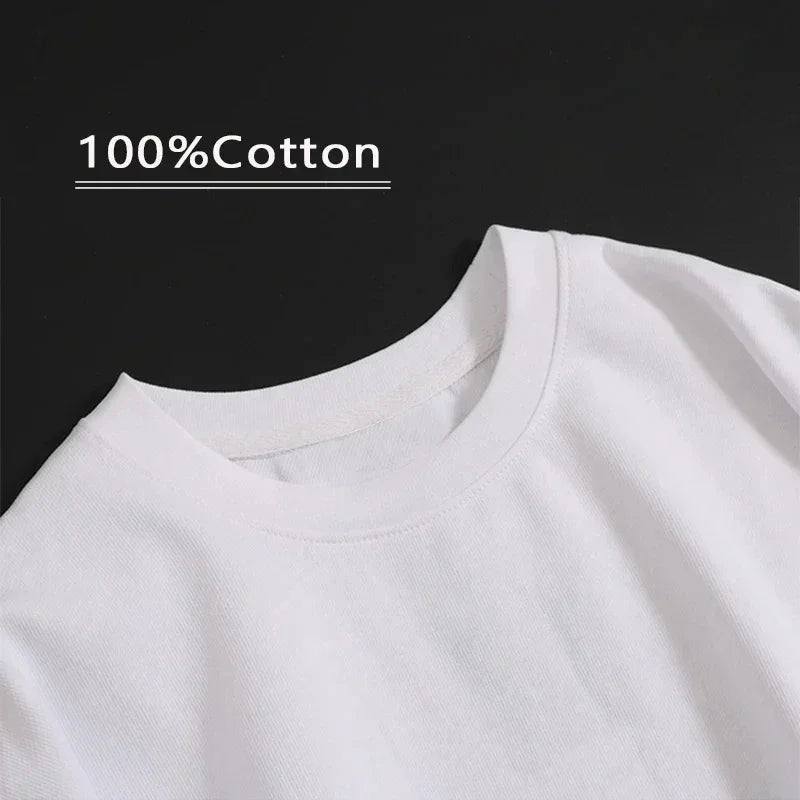 Men and Women's Pure Cotton Fashion Brand Print T-Shirt Tee Simple  Short Sleeve Orders Exported to Japanese
